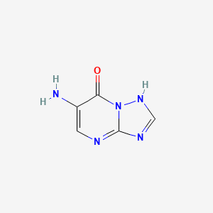 molecular formula C5H5N5O B3332059 6-Amino-[1,2,4]triazolo[1,5-a]pyrimidin-7(3H)-one CAS No. 869058-86-6