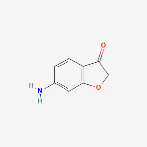 molecular formula C8H7NO2 B3332093 6-Aminobenzofuran-3(2H)-one CAS No. 870652-82-7