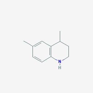 molecular formula C11H15N B3332107 4,6-Dimethyl-1,2,3,4-tetrahydroquinoline CAS No. 871900-73-1