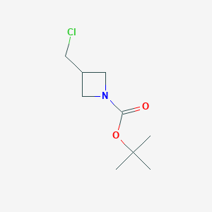 molecular formula C9H16ClNO2 B3332186 tert-Butyl 3-(chloromethyl)azetidine-1-carboxylate CAS No. 876589-20-7