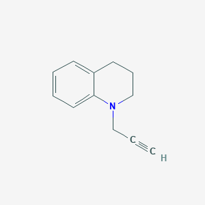 molecular formula C12H13N B3332286 1-(Prop-2-yn-1-yl)-1,2,3,4-tetrahydroquinoline CAS No. 88565-86-0