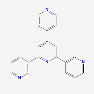 molecular formula C20H14N4 B3332337 2,6-Bis(3-pyridyl)-4-(4-pyridyl)pyridine CAS No. 887917-75-1