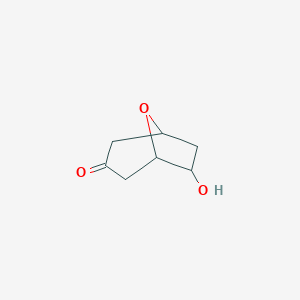 (1R,5R,6S)-6-Hydroxy-8-oxabicyclo[3.2.1]octan-3-one