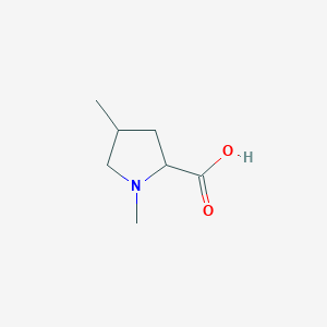 (2S,4S)-1,4-Dimethylpyrrolidine-2-carboxylic Acid