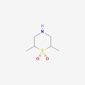 B3332491 2,6-Dimethylthiomorpholine 1,1-dioxide CAS No. 89999-99-5