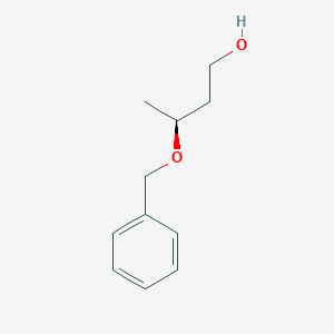 molecular formula C11H16O2 B3332516 (3S)-3-(benzyloxy)butan-1-ol CAS No. 90124-16-6