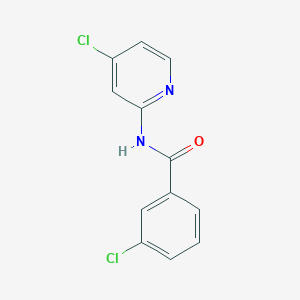3-chloro-N-(4-chloropyridin-2-yl)benzamide