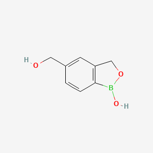 molecular formula C8H9BO3 B3332563 5-(Hydroxymethyl)benzo[c][1,2]oxaborol-1(3h)-ol CAS No. 905710-77-2