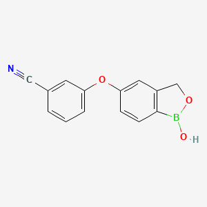 molecular formula C14H10BNO3 B3332574 Crisaborole m-Isomer CAS No. 906673-42-5