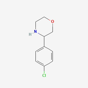 molecular formula C10H12ClNO B3332590 3-(4-Chlorophenyl)morpholine CAS No. 909186-38-5