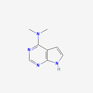 7H-Pyrrolo[2,3-d]pyrimidin-4-amine, N,N-dimethyl-