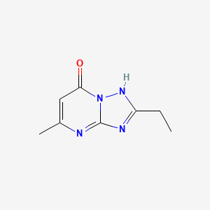 molecular formula C8H10N4O B3332603 2-Ethyl-5-methyl[1,2,4]triazolo[1,5-a]pyrimidin-7-ol CAS No. 90953-10-9