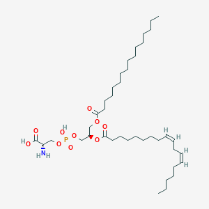 1-hexadecanoyl-2-(9Z,12Z-octadecadienoyl)-glycero-3-phosphoserine