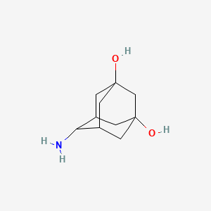 molecular formula C10H17NO2 B3332754 6-Aminoadamantane-1,3-diol CAS No. 918830-94-1