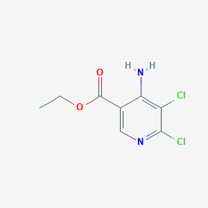 molecular formula C8H8Cl2N2O2 B3332761 Ethyl 4-amino-5,6-dichloropyridine-3-carboxylate CAS No. 919354-11-3