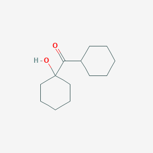 molecular formula C13H22O2 B3332778 Cyclohexyl(1-hydroxycyclohexyl)methanone CAS No. 91975-81-4