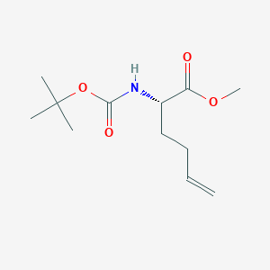 molecular formula C12H21NO4 B3332789 Boc-L-Homoallylglycine Methyl ester CAS No. 92136-57-7