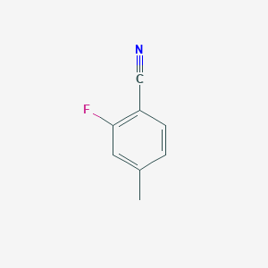 molecular formula C8H6FN B033328 2-Fluoro-4-methylbenzonitrile CAS No. 85070-67-3