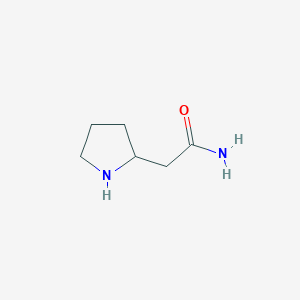 molecular formula C6H12N2O B3332991 2-(pyrrolidin-2-yl)acetamide CAS No. 936946-14-4