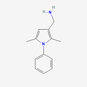 (2,5-dimethyl-1-phenyl-1H-pyrrol-3-yl)methanamine