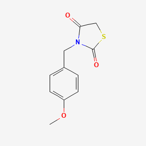 molecular formula C11H11NO3S B3333068 2,4-Thiazolidinedione, 3-[(4-methoxyphenyl)methyl]- CAS No. 943114-29-2