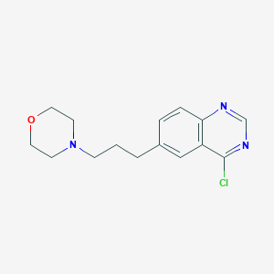 4-Chloro-6-[3-(morpholin-4-yl)propyl]quinazoline