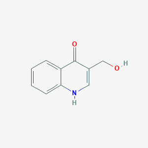 molecular formula C10H9NO2 B033331 4-Hydroxy-3-hydroxymethylquinoline CAS No. 82121-18-4