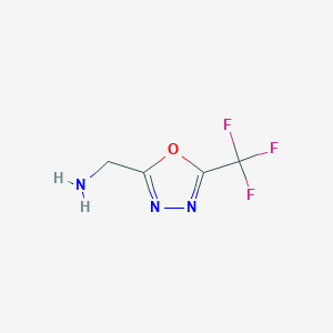 (5-(Trifluoromethyl)-1,3,4-oxadiazol-2-YL)methanamine