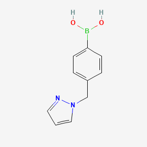 [4-(pyrazol-1-ylmethyl)phenyl]boronic Acid