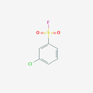 molecular formula C6H4ClFO2S B3333503 3-chlorobenzenesulfonyl fluoride CAS No. 10116-74-2