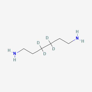 B3333544 3,3,4,4-Tetradeuteriohexane-1,6-diamine CAS No. 115797-53-0