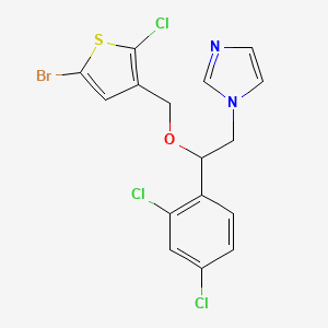 molecular formula C16H12BrCl3N2OS B3333608 Tioconazole impurity C [EP] CAS No. 119386-76-4