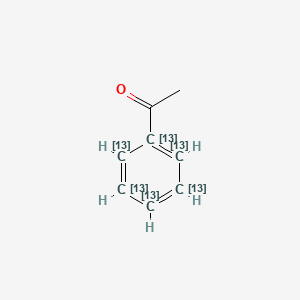 molecular formula C8H8O B3333693 Acetophenone-13C6 CAS No. 125770-94-7