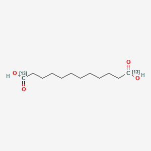 molecular formula C12H22O4 B3333709 (1,12-13C2)Dodecanedioic acid CAS No. 128017-64-1