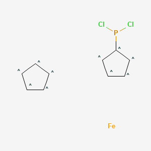 molecular formula C10H9Cl2FeP B3333710 Dichlorophosphinoferrocene CAS No. 1291-31-2