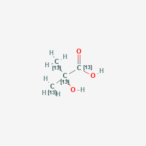 2-Hydroxyisobutyric acid-13C4