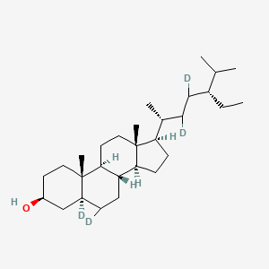 molecular formula C29H52O B3333772 Sitostanol-5,6,22,23-d4 CAS No. 150044-25-0