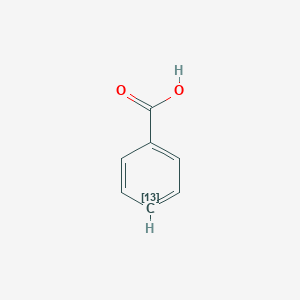 molecular formula C7H6O2 B3333801 (413C)cyclohexatrienecarboxylic acid CAS No. 170703-36-3