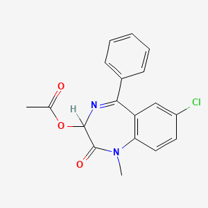 molecular formula C18H15ClN2O3 B3333828 Temazepam acetate CAS No. 18818-64-9