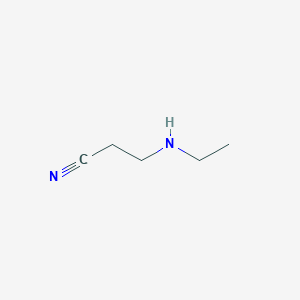 molecular formula C5H10N2 B033339 3-(乙基氨基)丙腈 CAS No. 21539-47-9