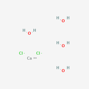 molecular formula CaCl2H8O4 B3333931 calcium;dichloride;tetrahydrate CAS No. 25094-02-4