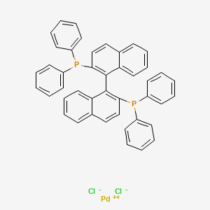 molecular formula C44H32Cl2P2Pd B3333940 PdCl2(BINAP) CAS No. 253157-79-8