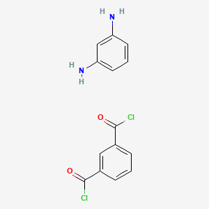 molecular formula C14H12Cl2N2O2 B3333946 benzene-1,3-diamine;benzene-1,3-dicarbonyl chloride CAS No. 25765-47-3