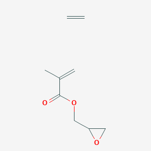molecular formula C9H14O3 B3333950 Poly(ethylene-co-glycidyl methacrylate) CAS No. 26061-90-5