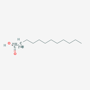 molecular formula C12H24O2 B3334035 (1,2-13C2)dodecanoic acid CAS No. 287111-19-7