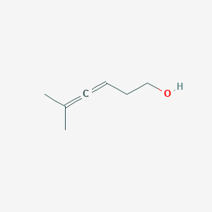 molecular formula C7H12O B3334258 5-methylhexa-3,4-dien-1-ol CAS No. 54795-27-6