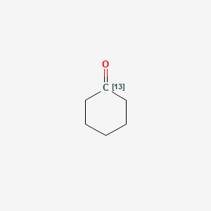 molecular formula C6H10O B3334343 (113C)Cyclohexanone CAS No. 63603-42-9