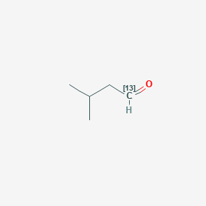 molecular formula C5H10O B3334504 Isovaleraldehyde-1-13C CAS No. 87994-87-4