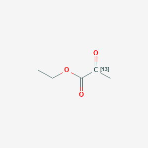 molecular formula C5H8O3 B3334537 Ethyl pyruvate-2-13C CAS No. 91114-71-5
