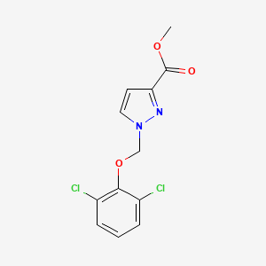 Methyl 1-((2,6-dichlorophenoxy)methyl)-1H-pyrazole-3-carboxylate